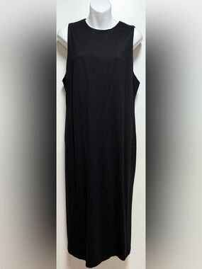 Tahari Black Sleeveless Shift Dress